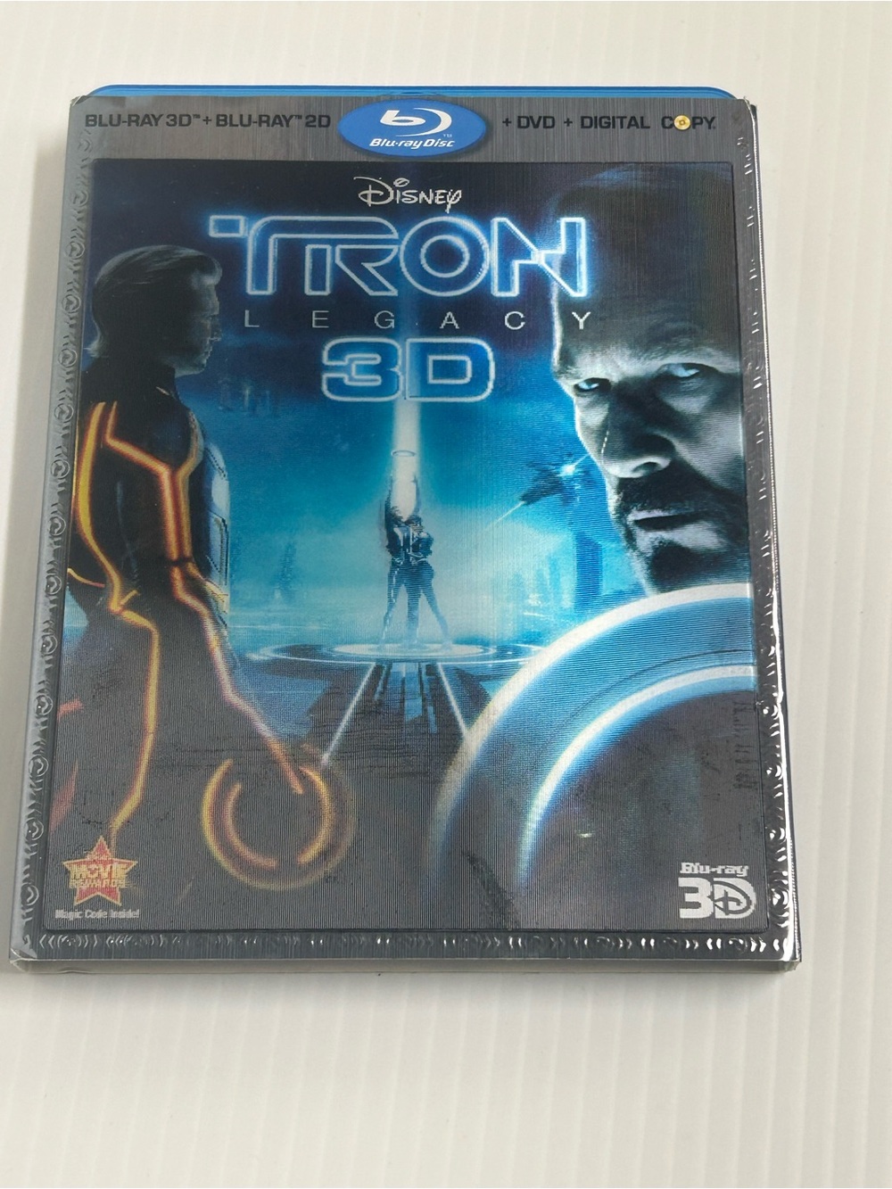 Jeff Bridges in TRON: LEGACY 4-Disc Set (Blu-ray 3D/Blu-ray 2D/ DVD/Digital)
